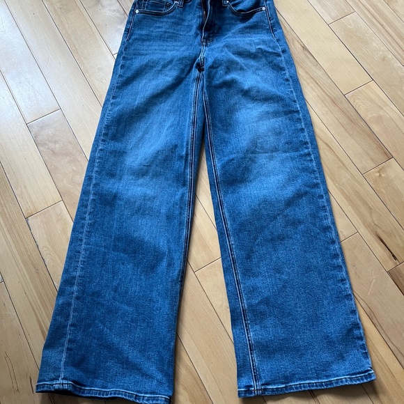 Quince Bella Stretch Wide Leg Jeans - Picture 2 of 9